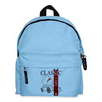 Voitures classiques automobiles - Sac à dos Enfant - bleu clair - Devant