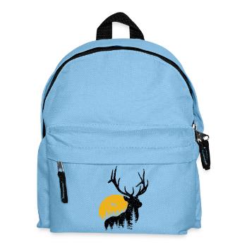 cerf - Sac à dos Enfant - bleu clair - Devant