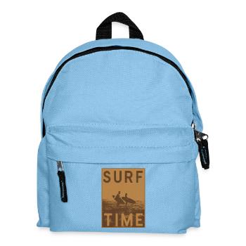 Affiche vintage Surftime - Sac à dos Enfant - bleu clair - Devant