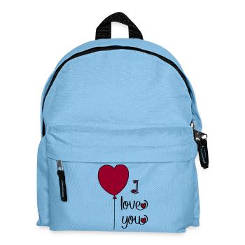 T-shirt pour les amoureux - Sac à dos Enfant - bleu clair - Devant