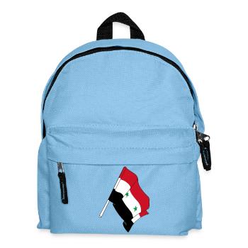 Flag Syria - Kids' Backpack - light blue - Front