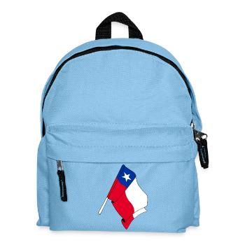 Flagge Chile - Kinder Rucksack - Hellblau - Vorne