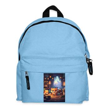 Kuschelfuchs in magischer Werkstatt - Kinder Rucksack - Hellblau - Vorne