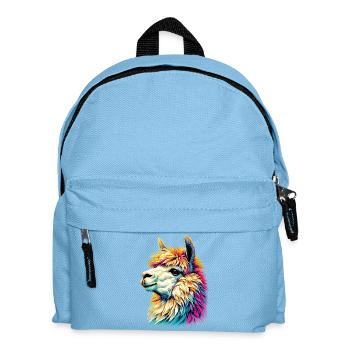 Alpaca - Kids' Backpack - light blue - Front