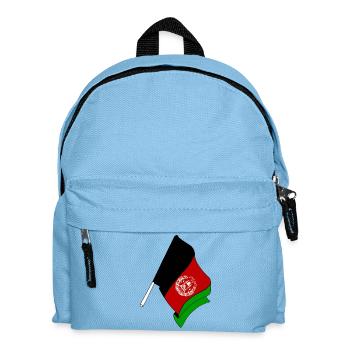 Flag Afghanistan - Kids' Backpack - light blue - Front