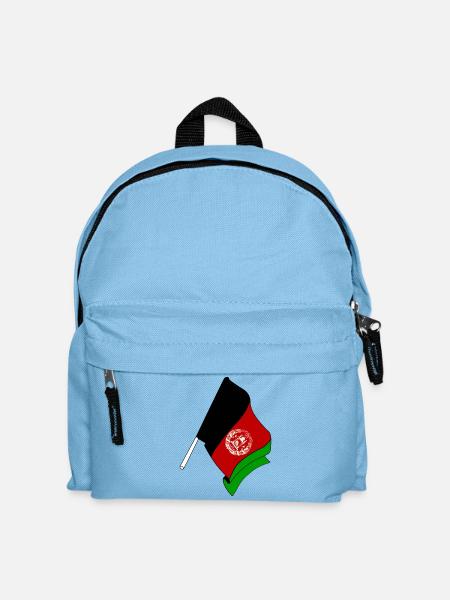 Flagge Afghanistan - Kinder Rucksack - Hellblau