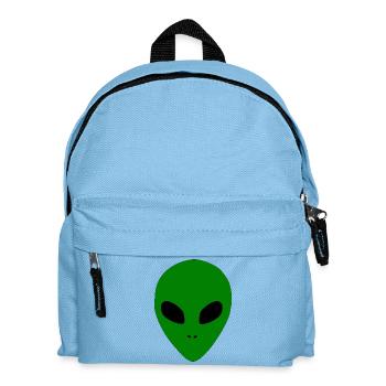 Aliens Alien Head - Kids' Backpack - light blue - Front