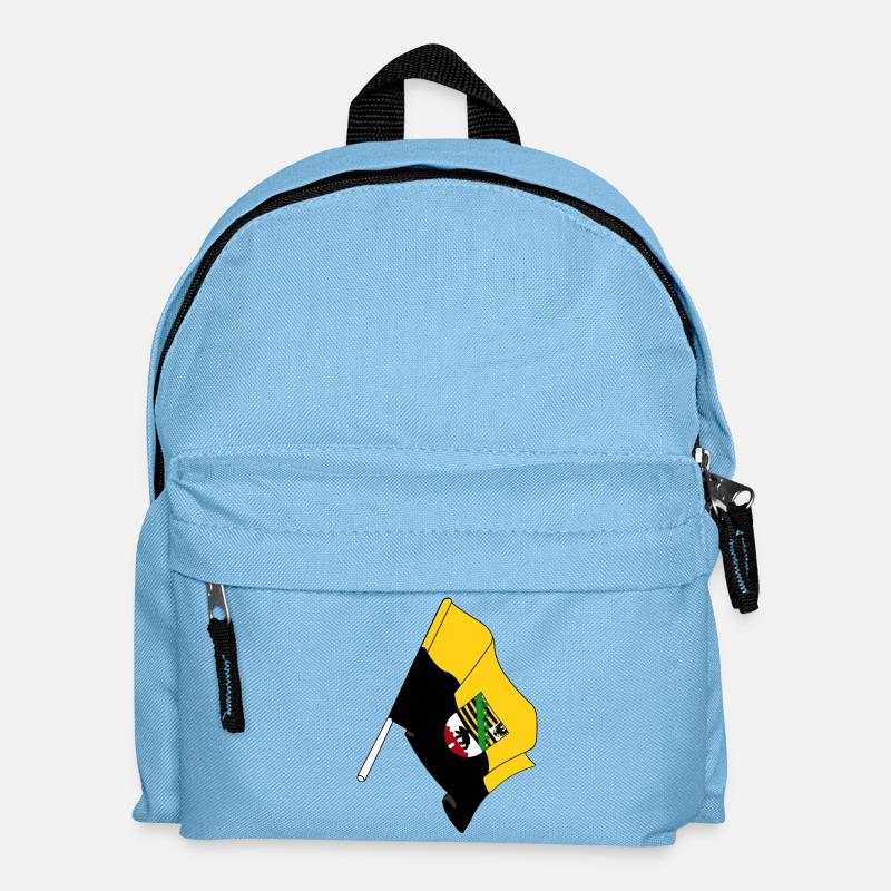 Flagge von Sachsen-Anhalt - Kinder Rucksack - Hellblau