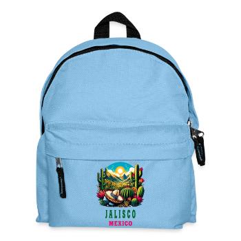 Jalisco Mexico cactus desert design - Kids' Backpack - light blue - Front