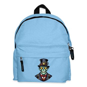 Scary Halloween Steampunk Ghoul - Kids' Backpack - light blue - Front