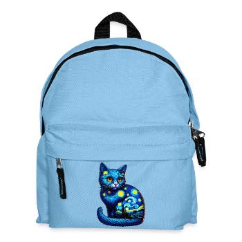 Chat - Sac à dos Enfant - bleu clair - Devant