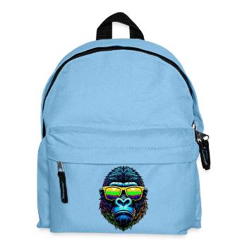 Gorilla - Kids' Backpack - light blue - Front