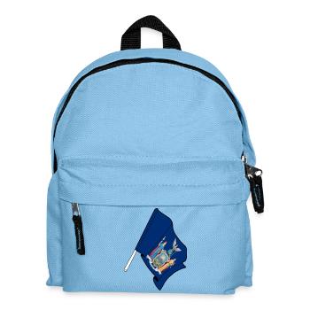 Flag of New York - Kids' Backpack - light blue - Front