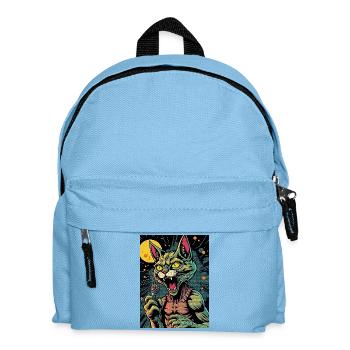 Karaoke Cat 1 - Kids' Backpack - light blue - Front