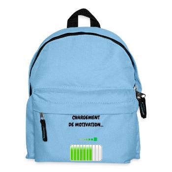 CHARGEMENT DE MOTIVATION - Sac à dos Enfant - bleu clair - Devant