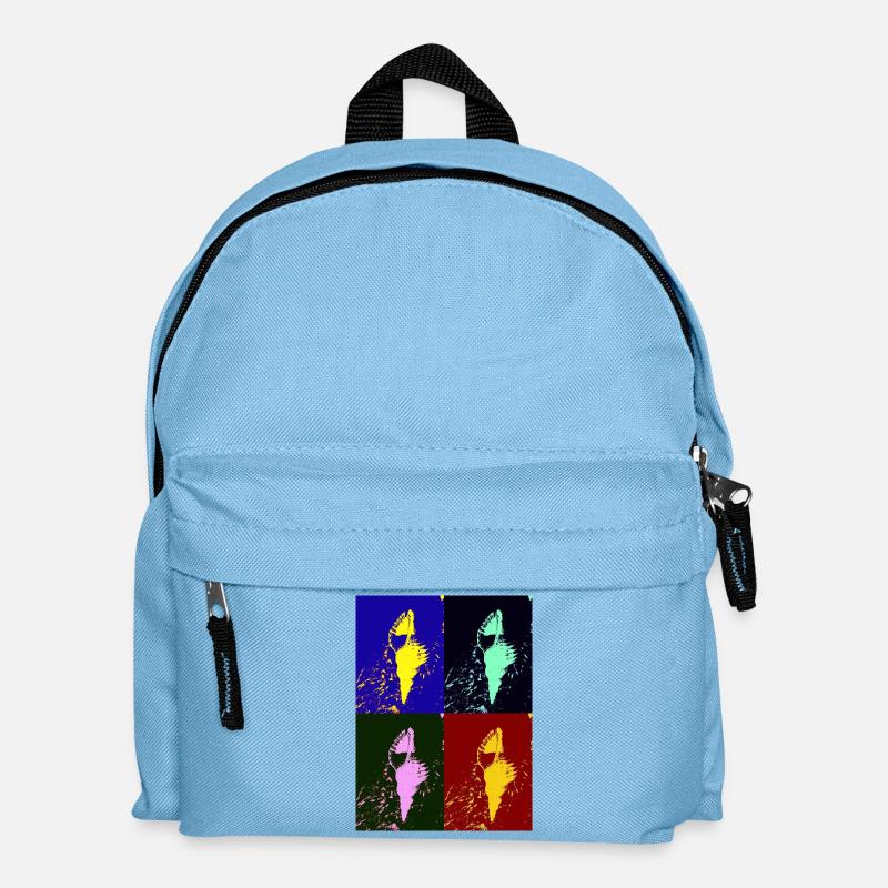 Mediterranean shellfish - Kids' Backpack - light blue