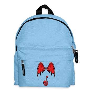 Je suis un petit diable - Sac à dos Enfant - bleu clair - Devant