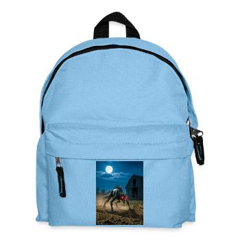 Chupacabra, cryptide reptilien suceur de chèvre du latin - Sac à dos Enfant - bleu clair - Devant