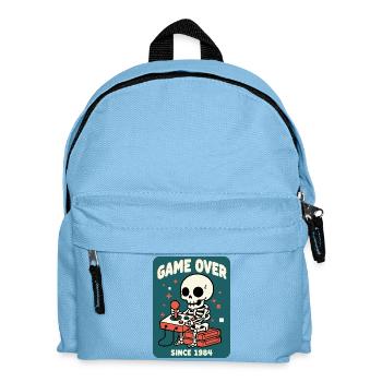 Game Over 1984 Rétro Squelette Arcade - Sac à dos Enfant - bleu clair - Devant