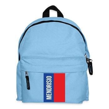 Mendrisio Bleu Rouge Vertical - Sac à dos Enfant - bleu clair - Devant