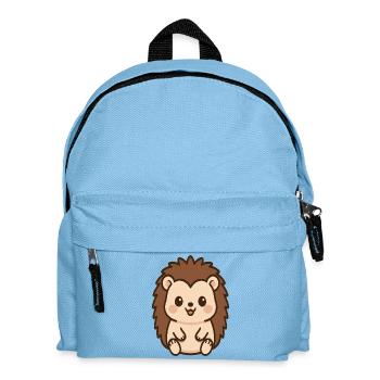 Kuscheliger Igel Kawaii - Kinder Rucksack - Hellblau - Vorne