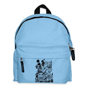 TASSE VON HALT DIE FRESSE - Kinder Rucksack - Hellblau - Vorne