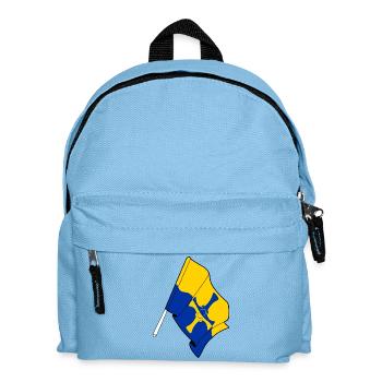 Flag of Durham - Kids' Backpack - light blue - Front