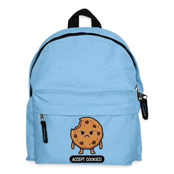 Accept Cookies - Kids' Backpack - light blue - Front