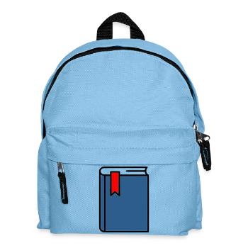 Thick Book Bible Hardcover Journal - Kids' Backpack - light blue - Front