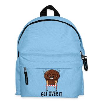 Muffin Sports Candy Runner Hurdles Saying - Kids' Backpack - light blue - Front