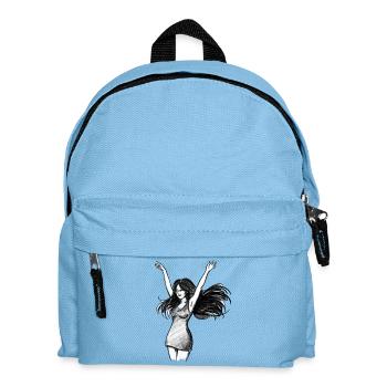 Autonomisation de la femme dansante - Illustration - Sac à dos Enfant - bleu clair - Devant