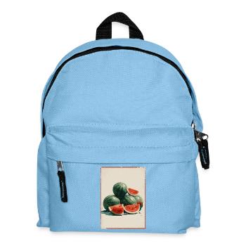 Tranches de pastèque vintage - Sac à dos Enfant - bleu clair - Devant