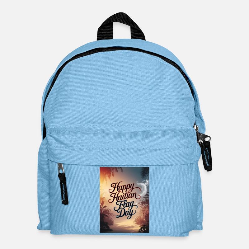 Haitianische Flaggentagsfeier - Kinder Rucksack - Hellblau