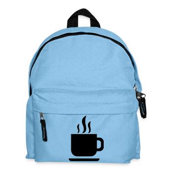 Coffee cup - Kids' Backpack - light blue - Front