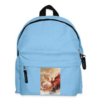 L'Apothéose du Phénix : Harmonie Cosmique - Sac à dos Enfant - bleu clair - Devant