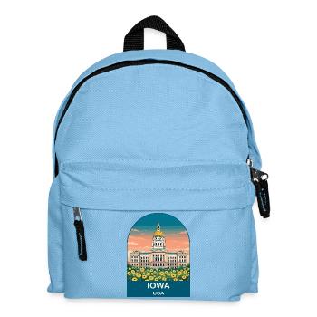 CTY02014 - Kinder Rucksack - Hellblau - Vorne