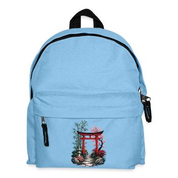 Japanese Garden Path - Kids' Backpack - light blue - Front