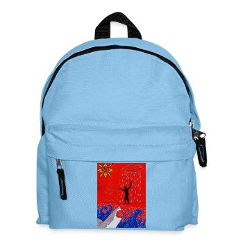 That subtle mental balance - Kids' Backpack - light blue - Front