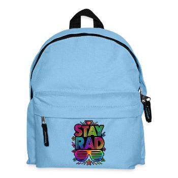 80's Costume 80s - Kids' Backpack - light blue - Front