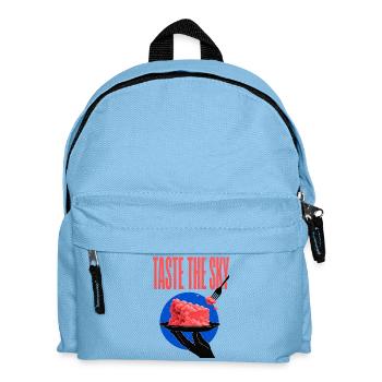  Taste the Sky – Wolkenkuchen - Kinder Rucksack - Hellblau - Vorne