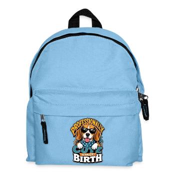 Beagle - Kinder Rucksack - Hellblau - Vorne