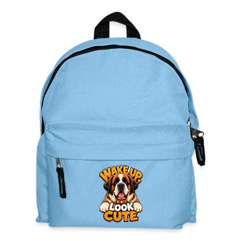 Saint Bernard - Kids' Backpack - light blue - Front