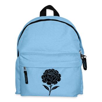 Carnation Flower - Kids' Backpack - light blue - Front