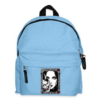 Gothic Mask Portrait - Kids' Backpack - light blue - Front