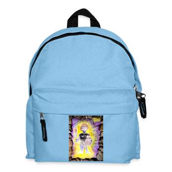Finde Jesus von Eunice Ahiale  - Kids' Backpack - light blue - Front