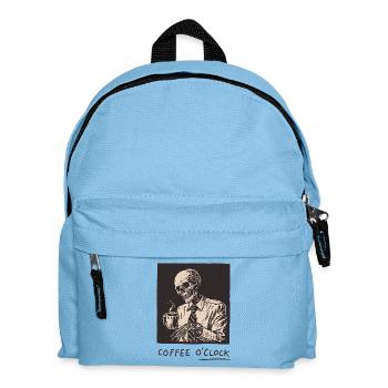 Coffee O'Clock - Kids' Backpack - light blue - Front