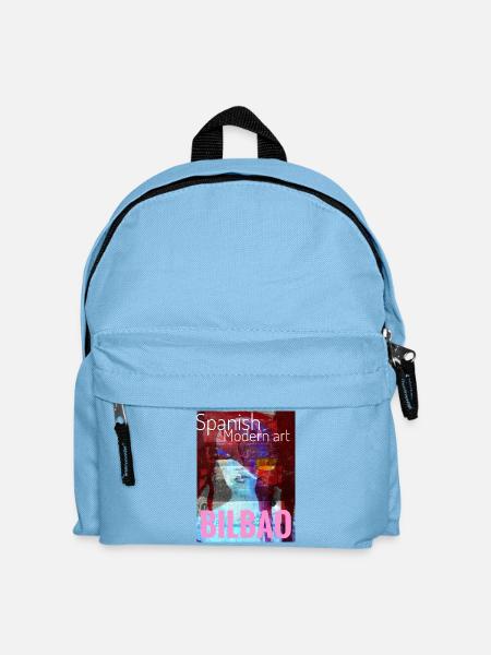 Bilbao Spanish Modern Art - Kinder Rucksack - Hellblau