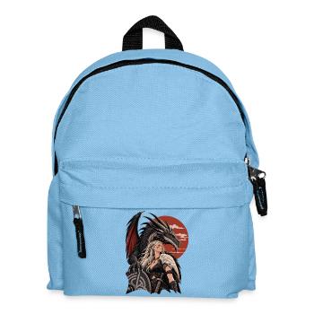 Ästhetik Nordische Drachenkönigin - Kinder Rucksack - Hellblau - Vorne