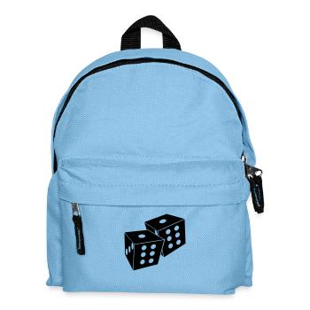 würfel - Kinder Rucksack - Hellblau - Vorne