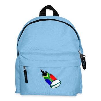 Fireball Rugby Südafrika - Kinder Rucksack - Hellblau - Vorne